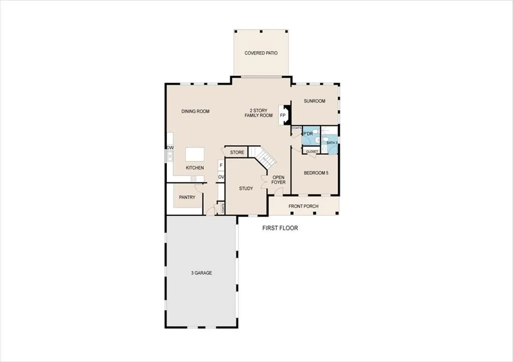 View of room layout