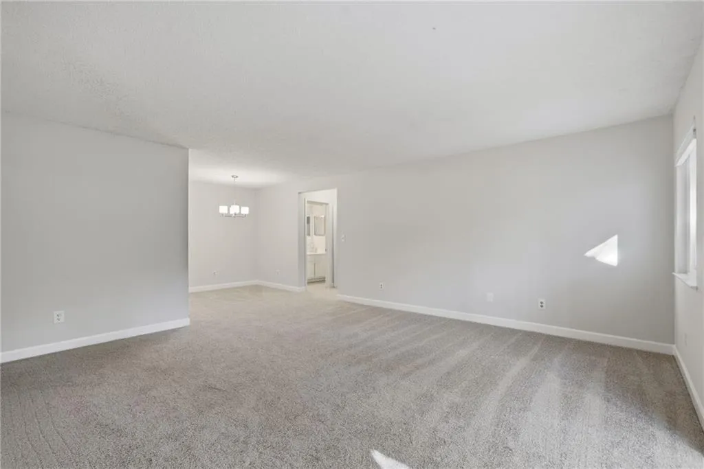 Living Room Open to Dining Area
