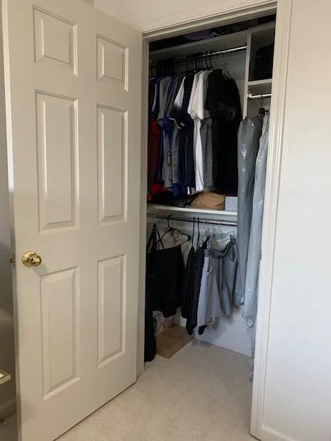 Both bedrooms have custom closets