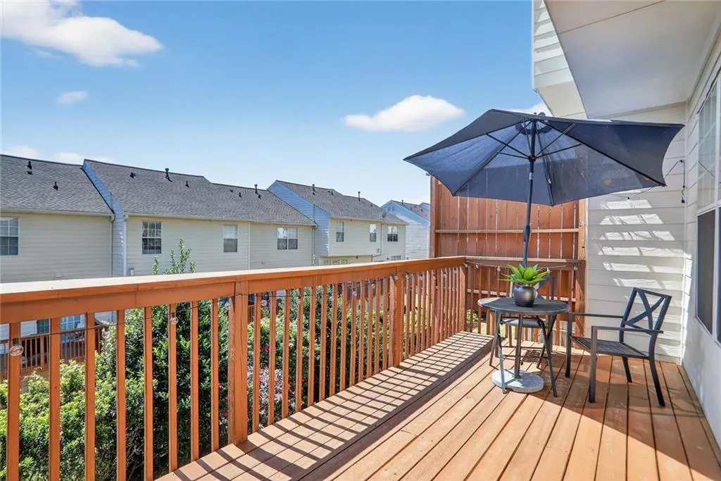 Recently updated wooden deck is perfect for your enjoying your morning coffee, midday tea or late afternoon relaxing with a book.