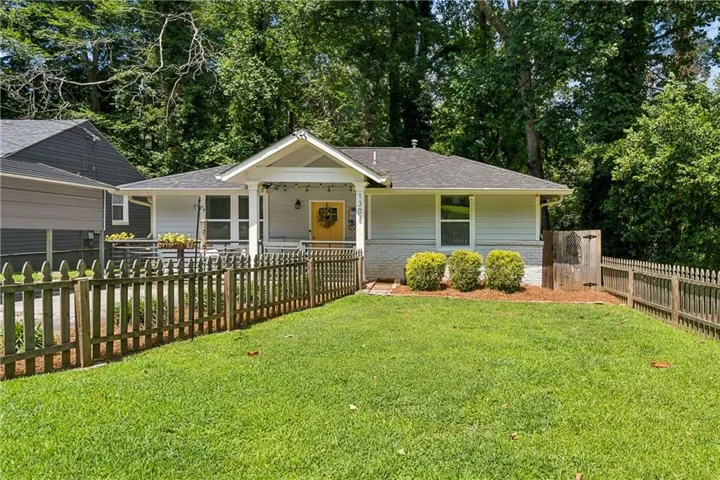 Large front yard