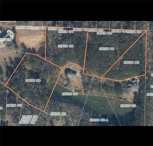Plat Map. Illustrating property boundaries and parcel numbers