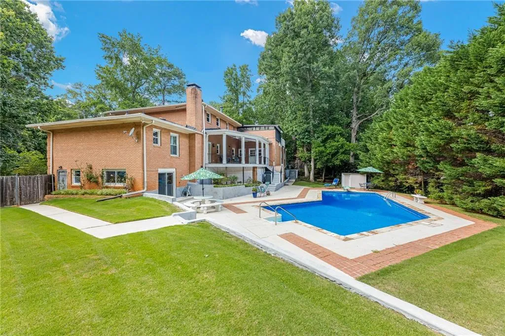 Pool with new liner, water pump, etc.