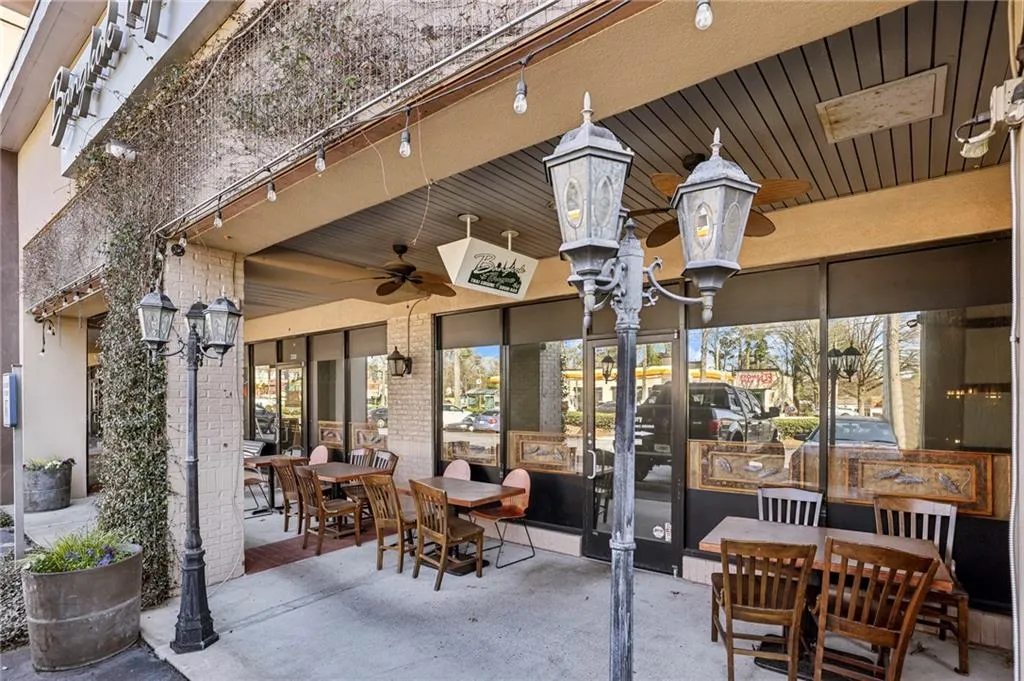 Neighborhood eateries and shopping