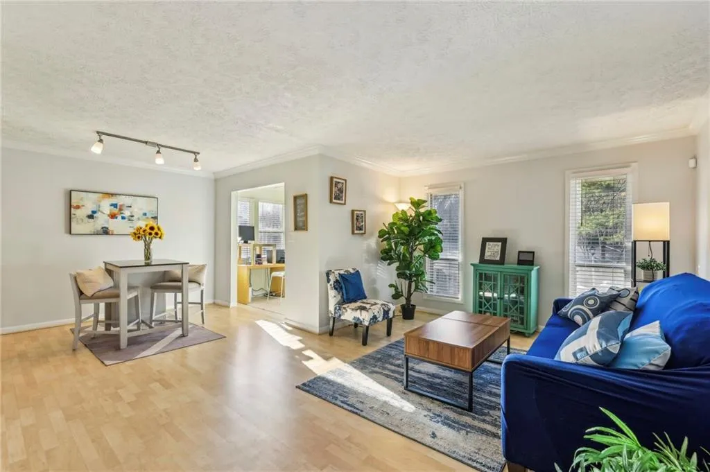 Open Living and Dining room