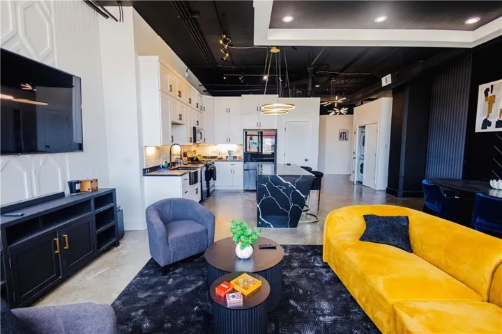 Open concept living space