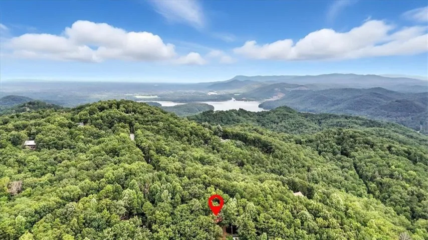Carter's Lake in the background