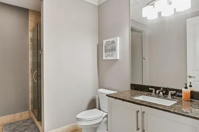 guest bath with walk in shower