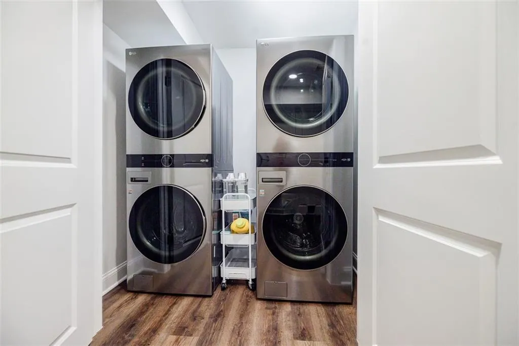 Terrace Level super large Laundry & Mud Room with super large storage closet. 2nd laundry on Main Level