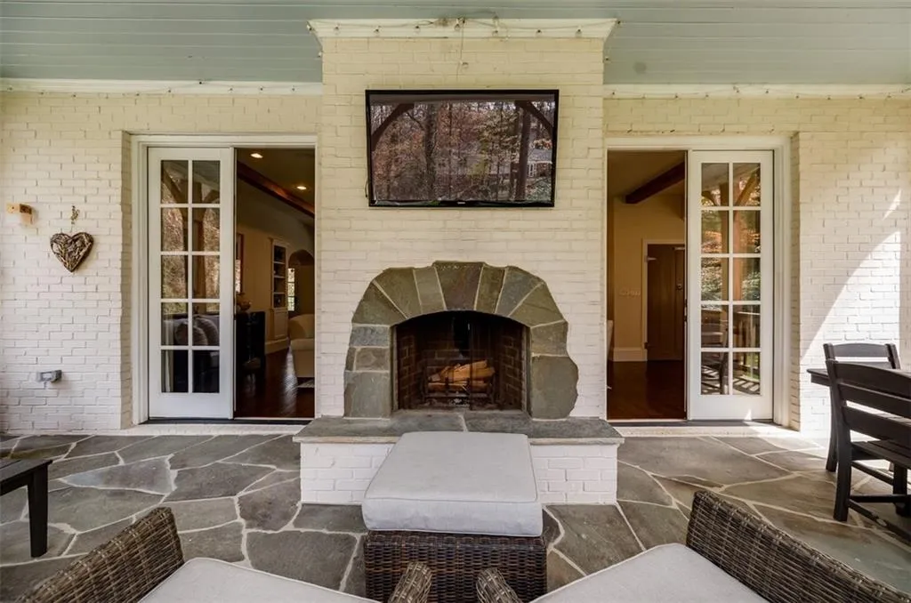 Real Wood Fireplace