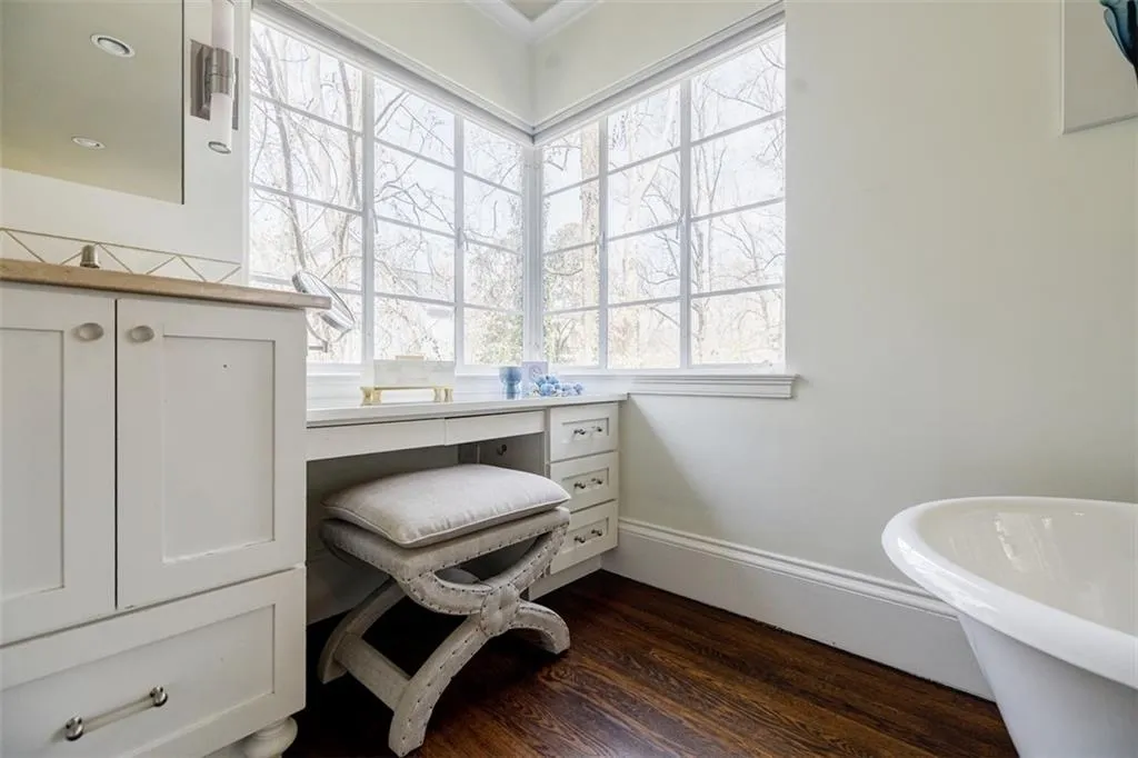 Primary Bath, beautiful large windows, natural light