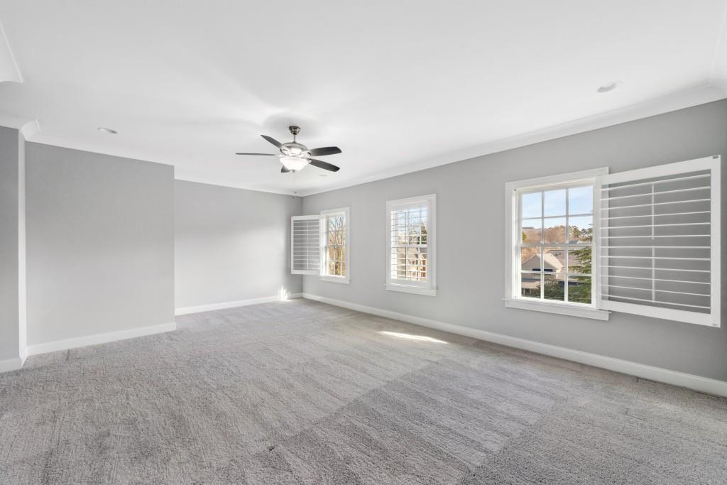 Natural Light pouring into Primary Suite