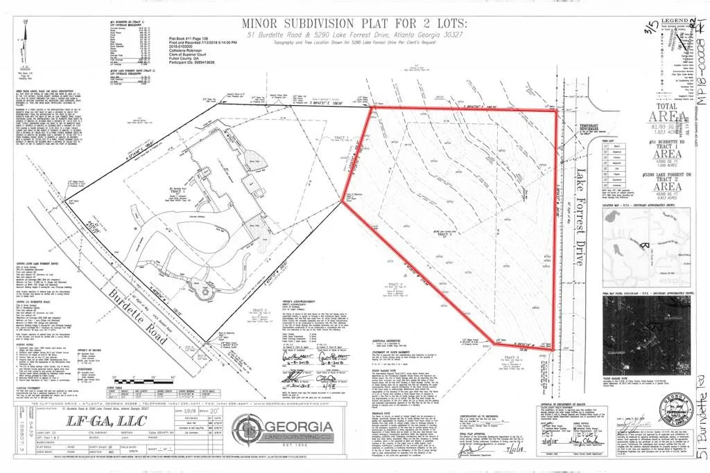 5290 Lake Forrest Drive, Sandy Springs, Georgia 30342, ,Land,Sold,5290 Lake Forrest Drive,6851050