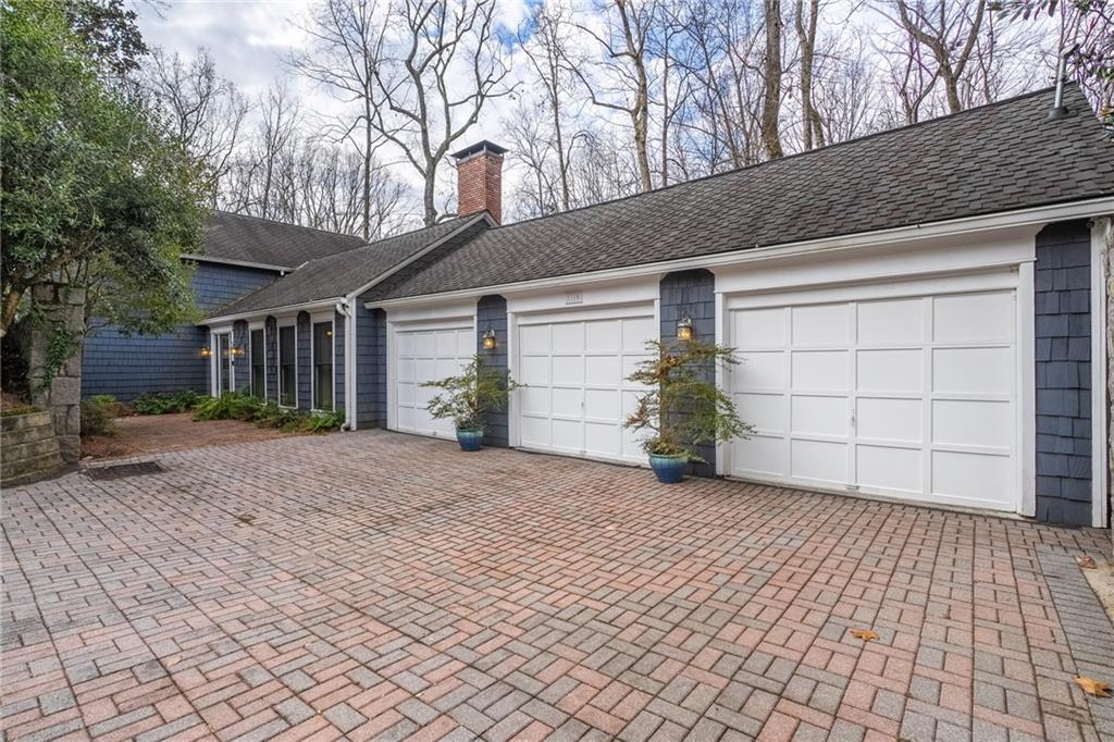 Driveway and front courtyard