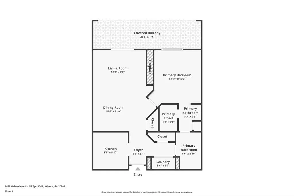 3655 Habersham Road Ne Unit 244b, Atlanta, Georgia 30305, 1 Bedroom Bedrooms, ,1 BathroomBathrooms,Residential,For Sale,3655 Habersham Road Ne Unit 244b,7574741