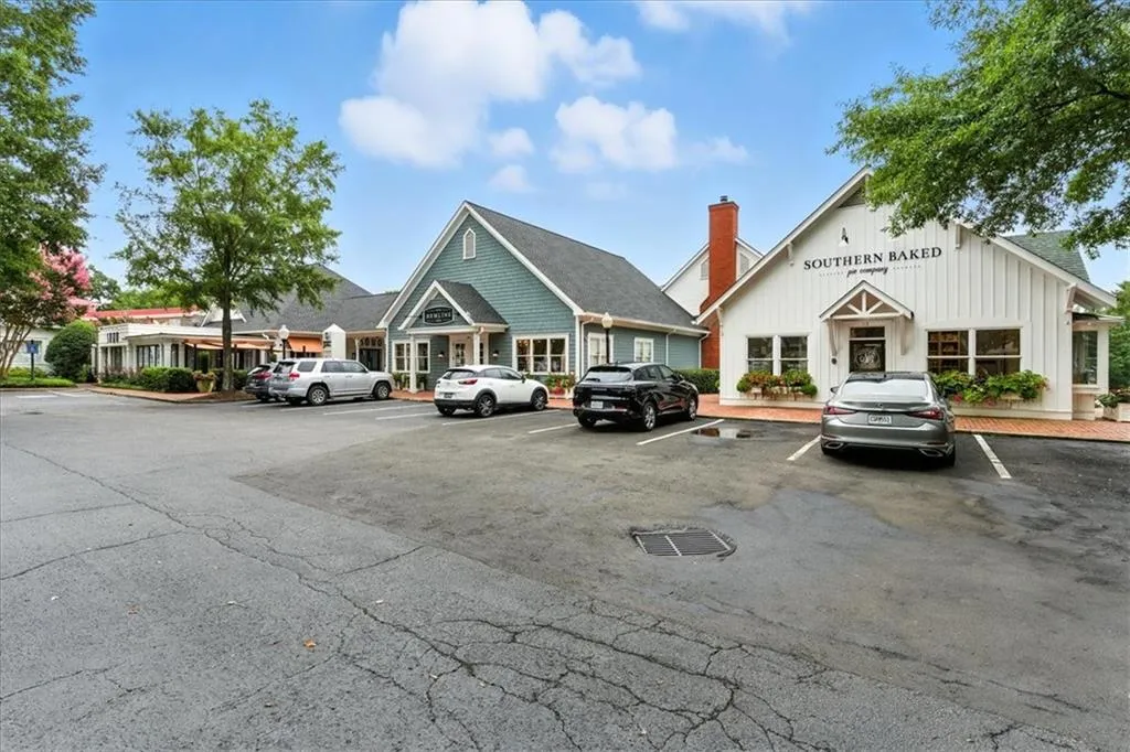 View of uncovered parking lot