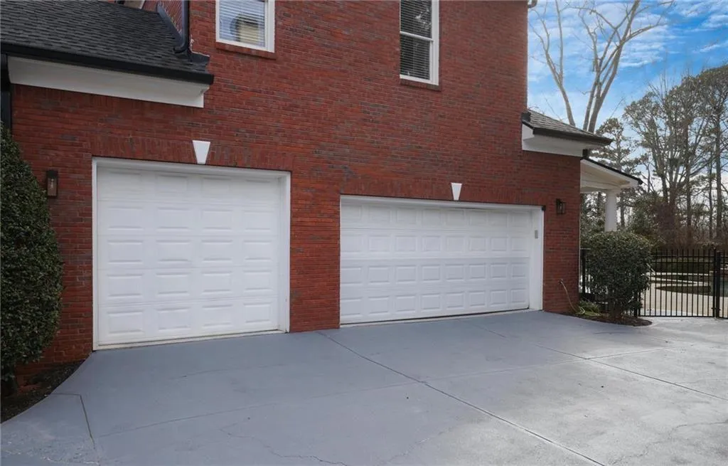 3-car garage with EV charger