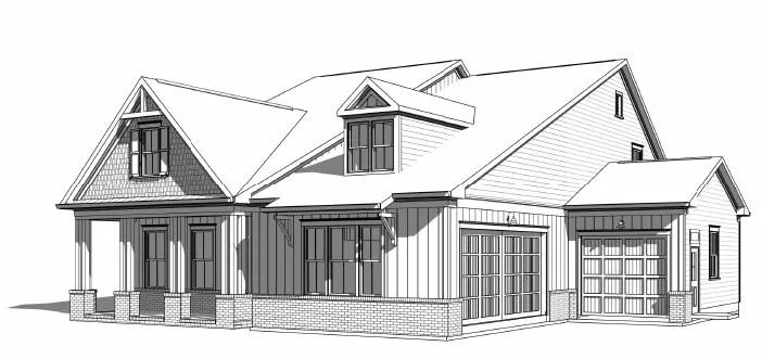 Montclair Elevation 3 Car Garage