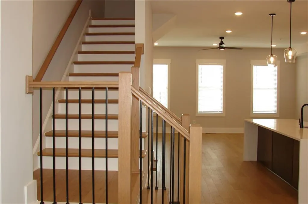 Staircase to 3rd floor.