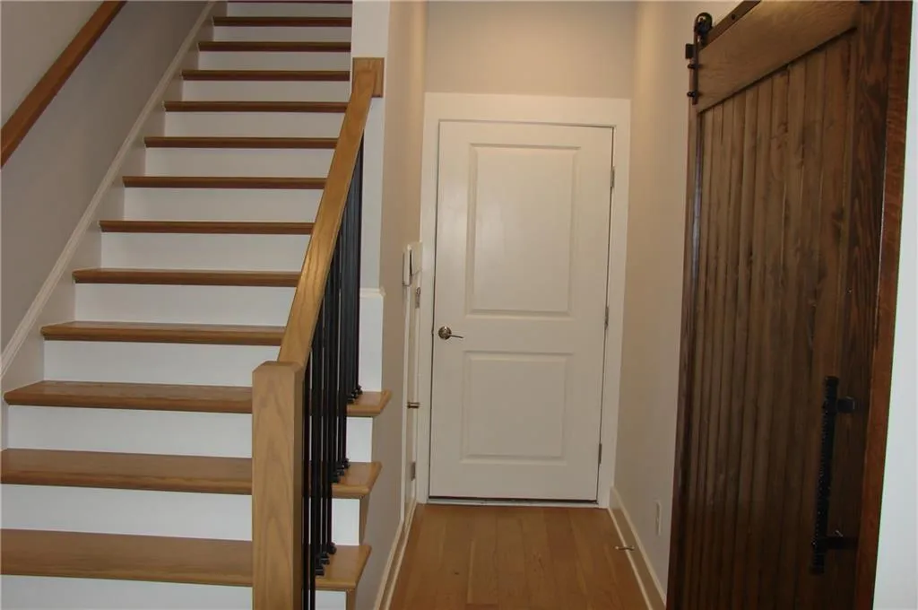 Stairway up to main level from the hall way/foyer area to the main level