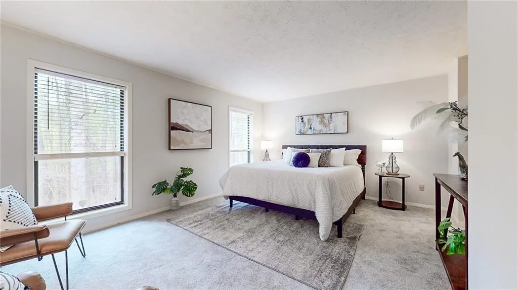 Bedroom views treeline
