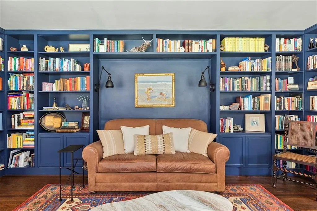 Living area featuring wood finished floors