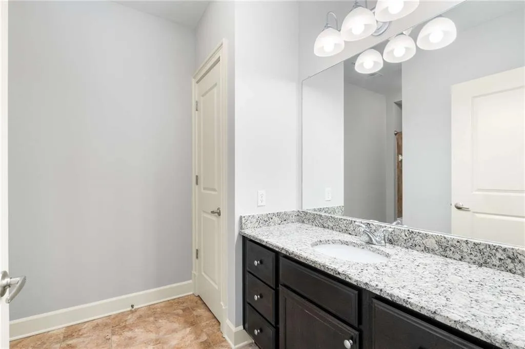 Hall full bath.