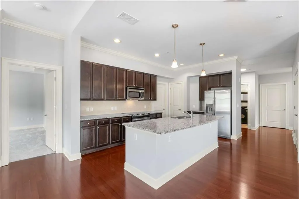 The entire condo has been painted bringing in the fresh, clean feeling.