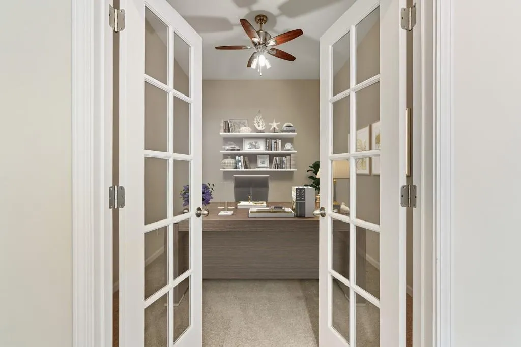 Great private home office on main level!