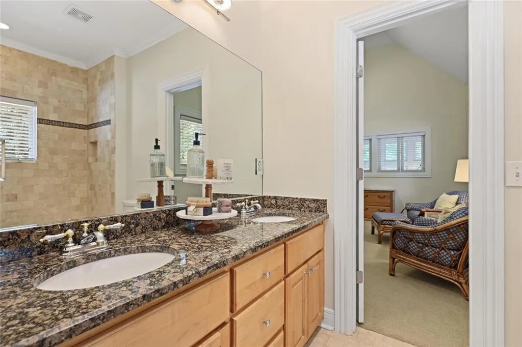 Jack and Jill Bathroom between bedrooms 2 and 3