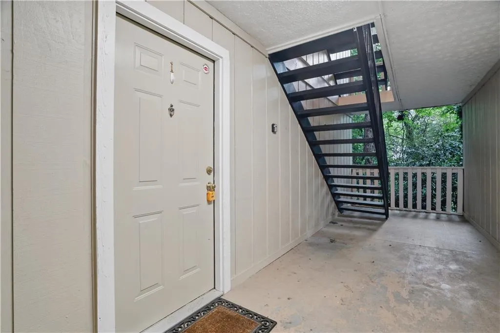 View of exterior entry