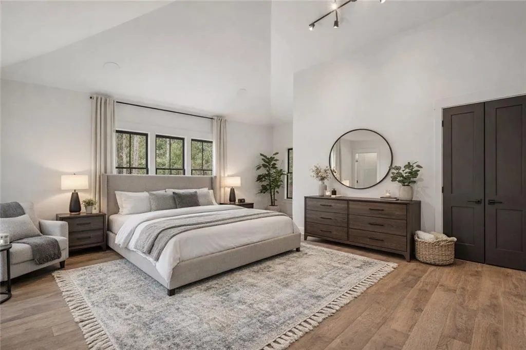 Room above garage virtually staged.