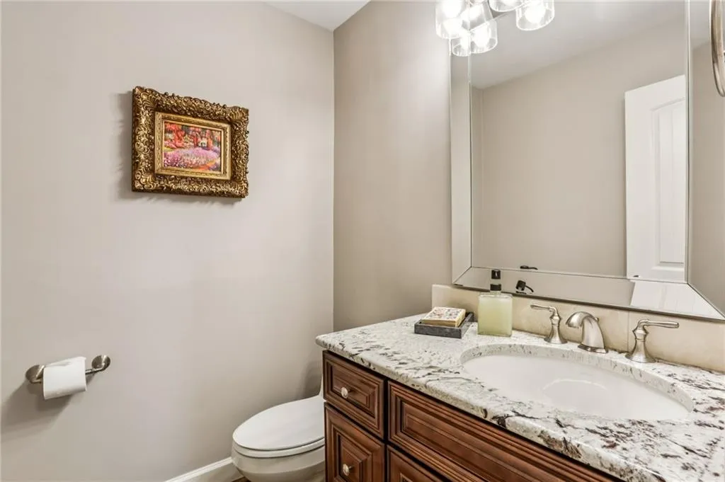 Half Bath off Kitchen
