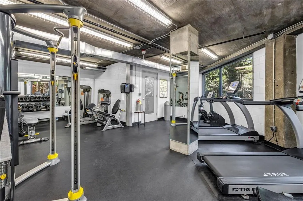 View of exercise room