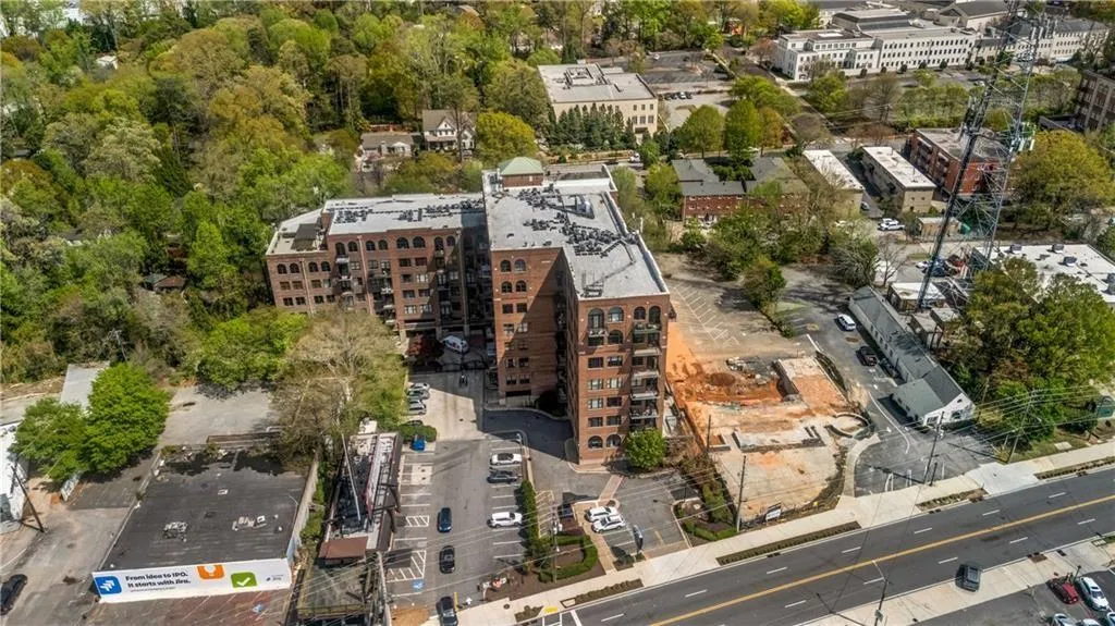 Aerial view of property's location