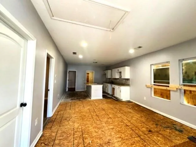 View of unfurnished living room