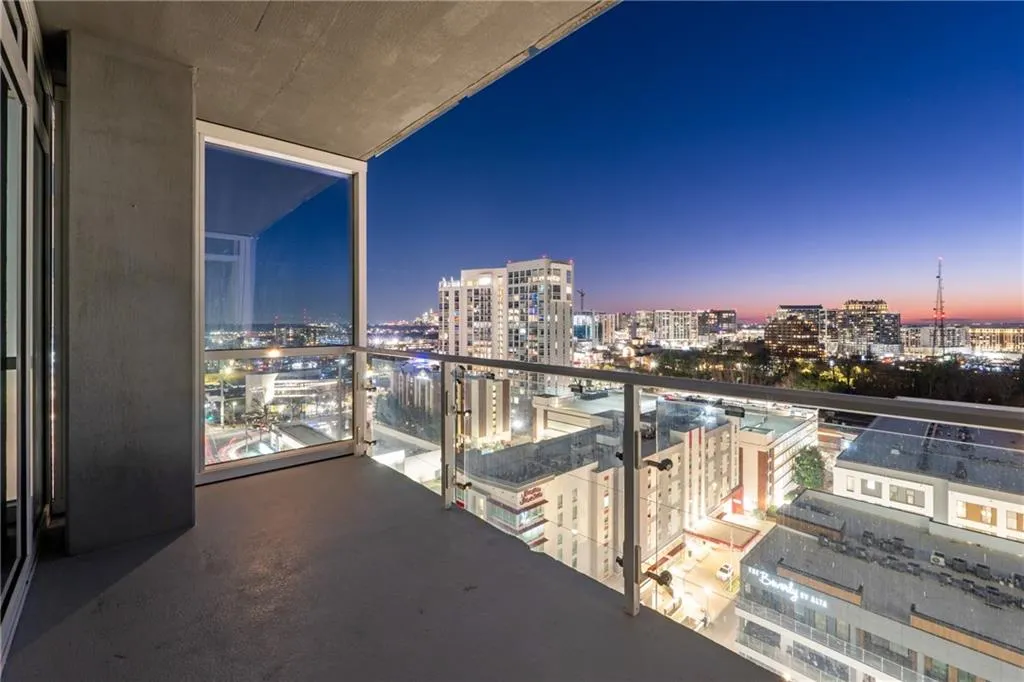 Large Private Balcony with Panoramic Views
