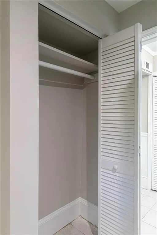 View of closet