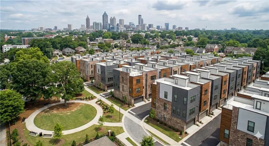 AI Rendering of potential townhome development