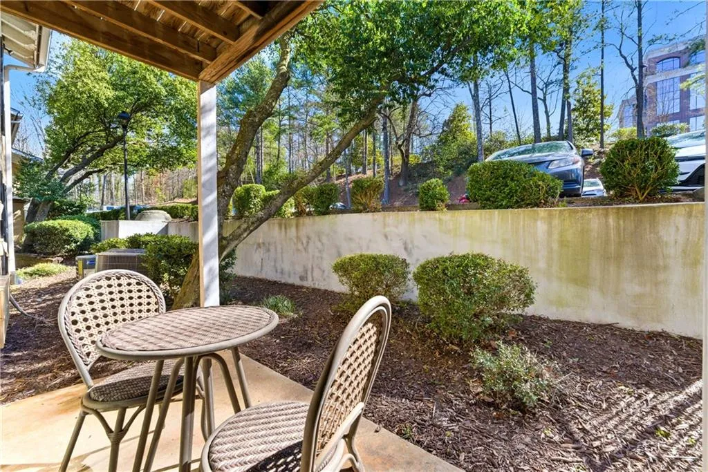 View of patio