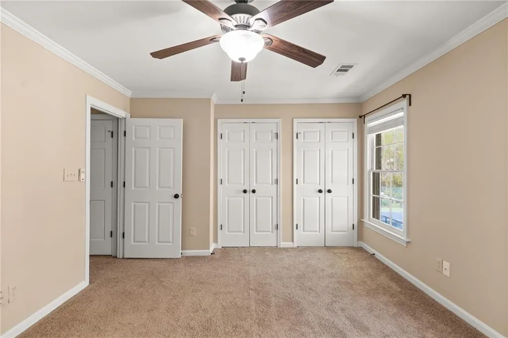 You can watch a tennis match from the window.