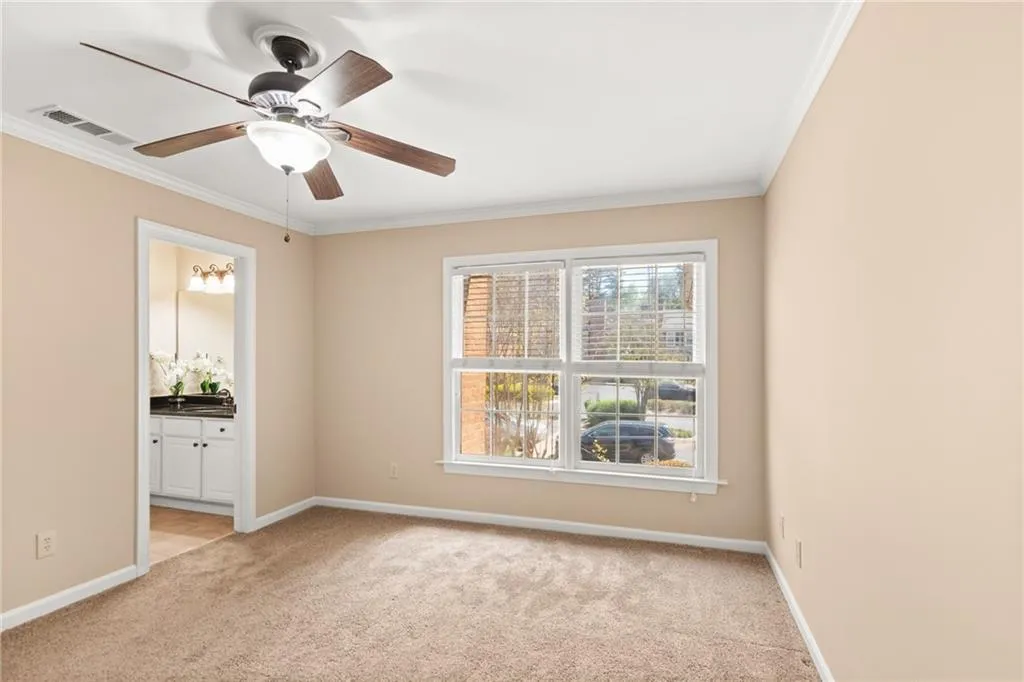 Another angle into spacious Bedroom 1