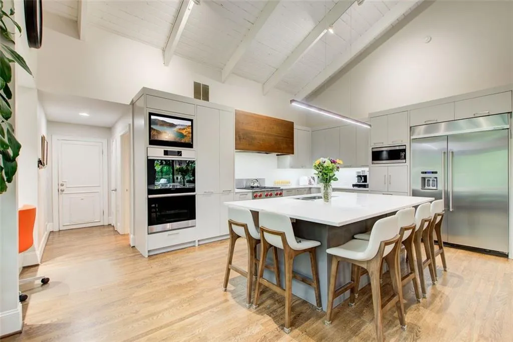 This beautiful kitchen has everything you need to entertain and there is room for multiple chefs!