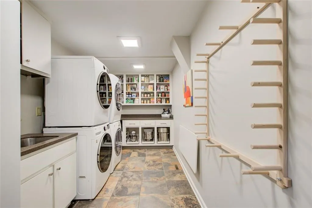 The most wonderful mud room, laundry room, pantry and storage right off the kitchen.