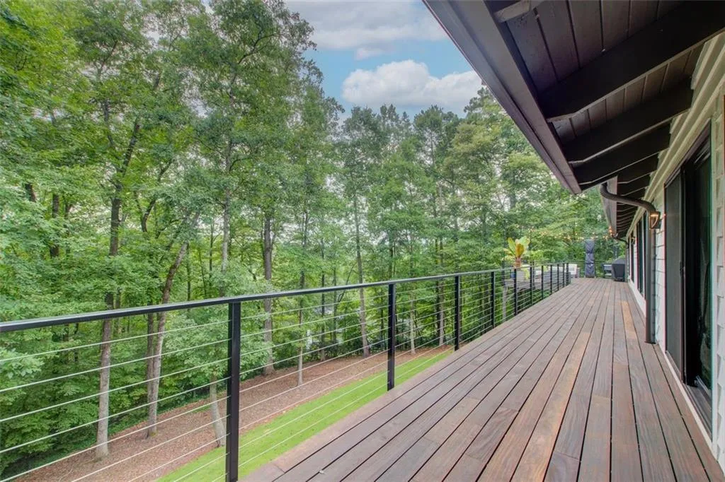 The view off the primary suite. Get ready to see beautiful sunsets!