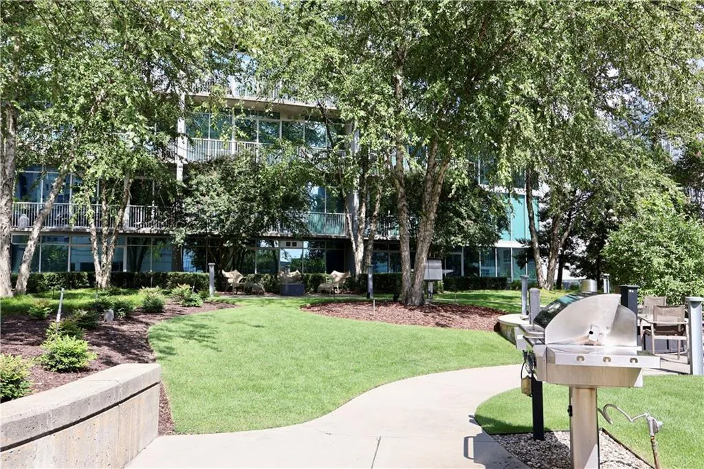 View of community with a yard