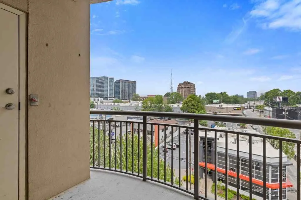 The prvate balcony is perfect for when you want to step outside for some fresh air.
