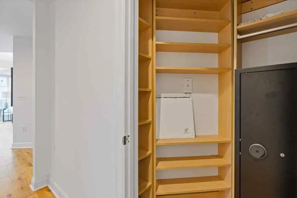 Great storage closet in the front hall