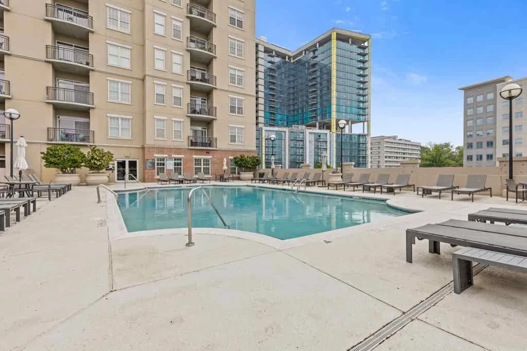 The amenities that come with this building are the best!  Pool, tennis, pickle ball, gym, gathering area, games, bbq area....  and the location can't be beat!