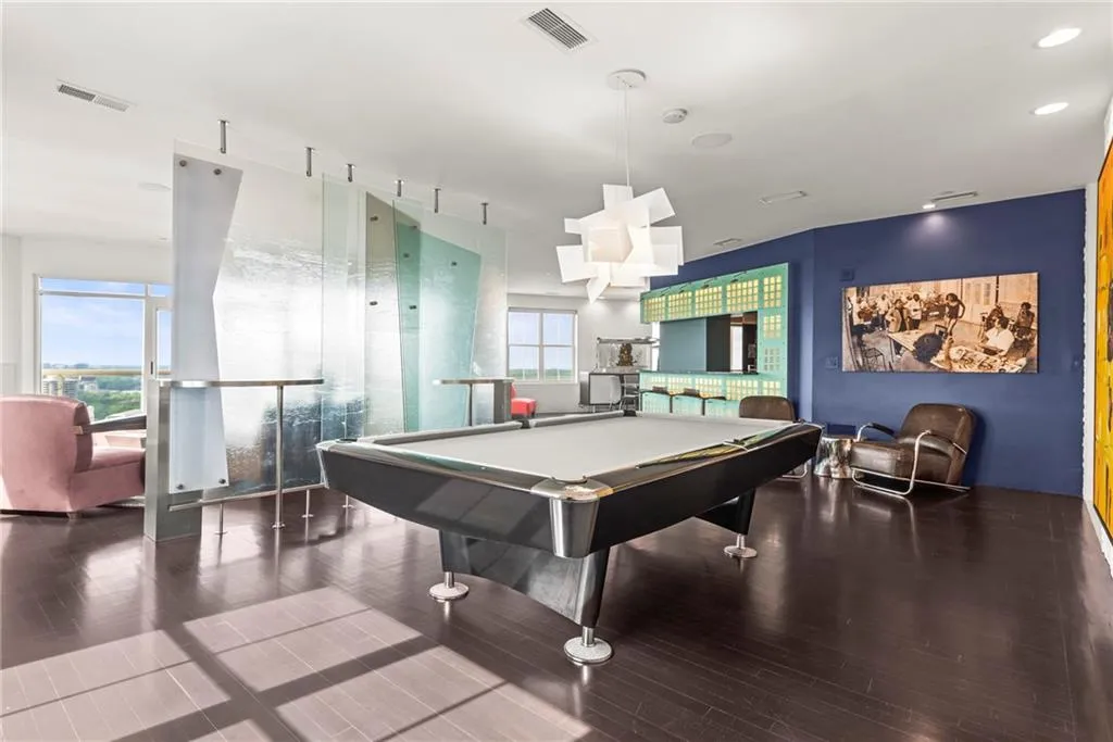 Incredible custom glass divider is truly a piece of art!